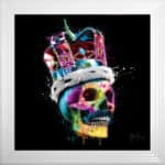 Freddie Mercury Skull - Framed Wall Art by Patrice Murciano