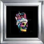 Freddie Mercury Skull - Framed Wall Art by Patrice Murciano