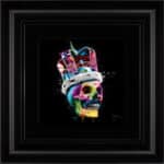 Freddie Mercury Skull - Framed Wall Art by Patrice Murciano