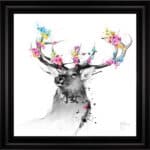 Hanami Stag - Framed Wall Art by Patrice Murciano