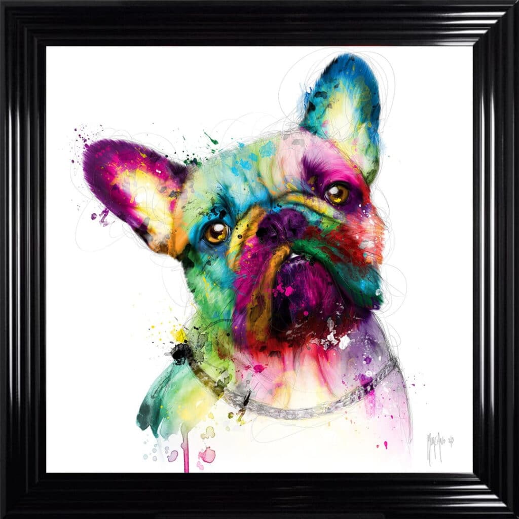 Frenchie Bulldog - Framed Wall Art by Patrice Murciano