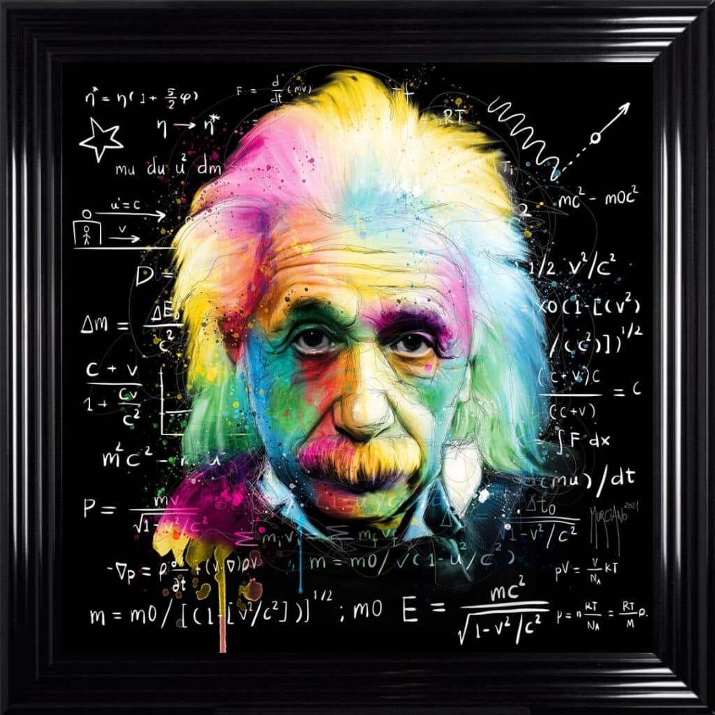 E=MC2 - Framed Wall Art by Patrice Murciano
