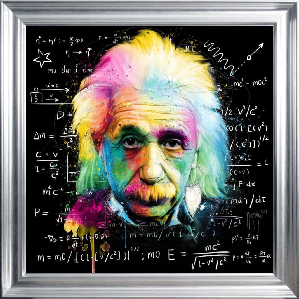 E=MC2 - Framed Wall Art by Patrice Murciano
