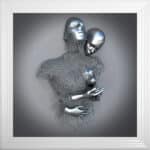 Chained Lovers - Framed Wall Art