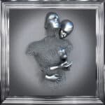 Chained Lovers - Framed Wall Art