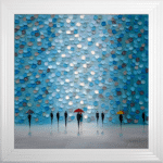 Tiny Umbrellas - Framed Wall Art