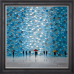 Tiny Umbrellas - Framed Wall Art