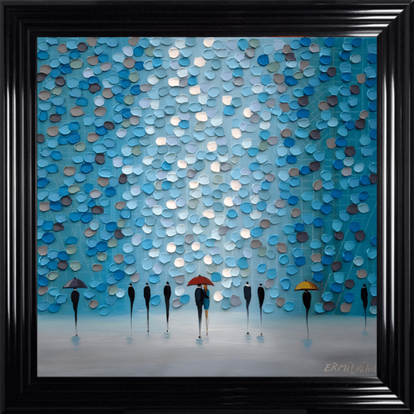 Tiny Umbrellas - Framed Wall Art