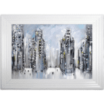 City Street Scene - Framed Wall Art