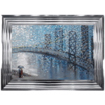 Rainy Date with the Bridge - Framed Wall Art