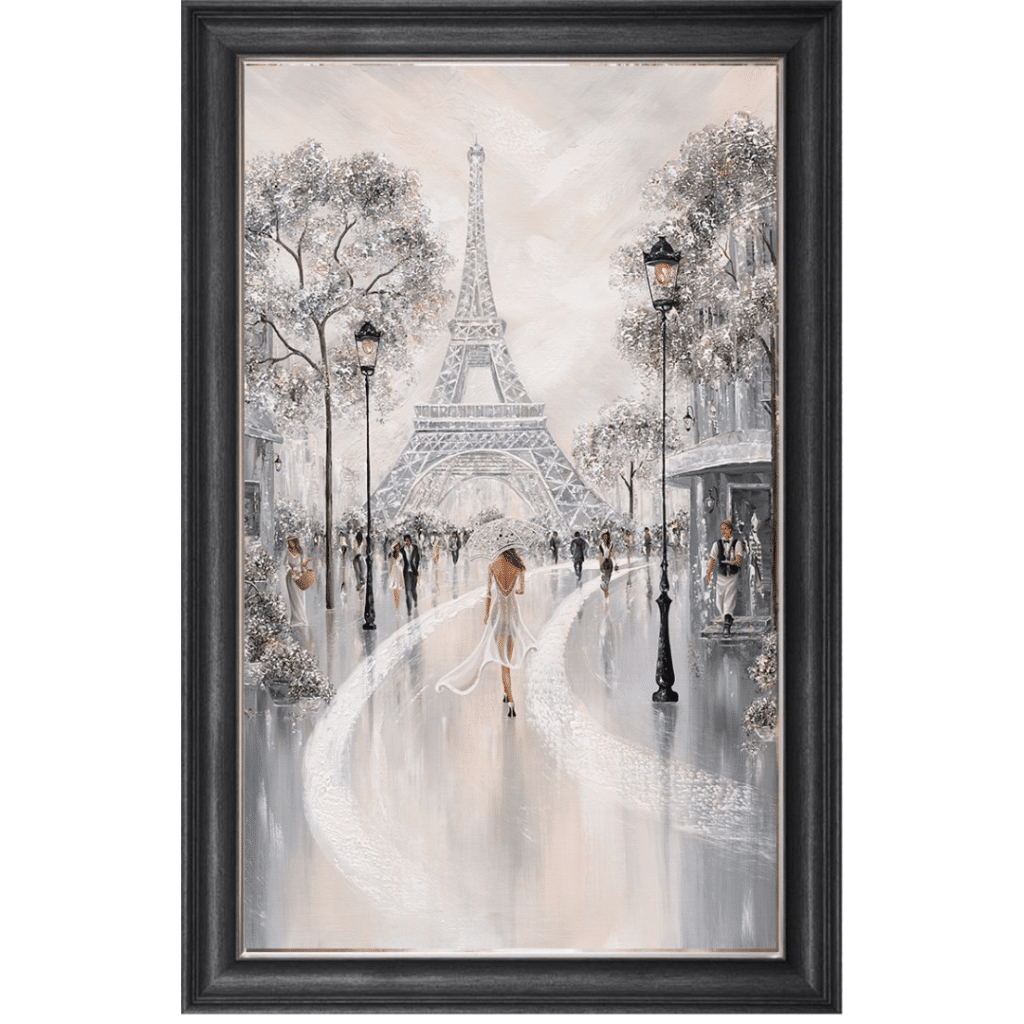Evening Under the Tower - Framed Wall Art