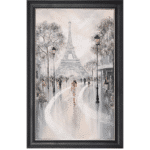 Evening Under the Tower - Framed Wall Art