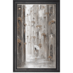 Peaceful Streets - Framed Wall Art
