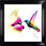 Little Kiss - Framed Wall Art by Patrice Murciano