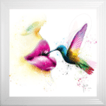 Little Kiss - Framed Wall Art by Patrice Murciano