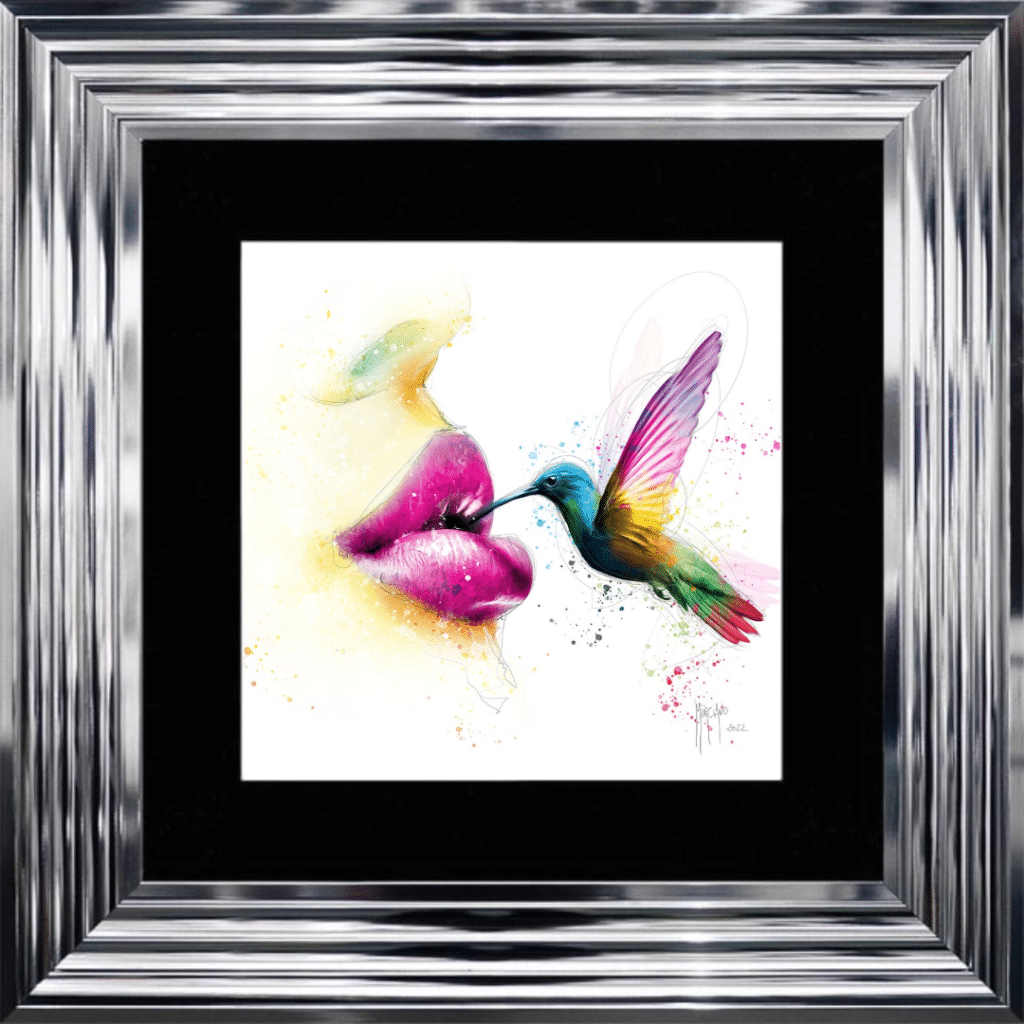 Little Kiss - Framed Wall Art by Patrice Murciano