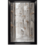 Peaceful Streets - Framed Wall Art