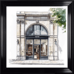 White Dior Wall Art