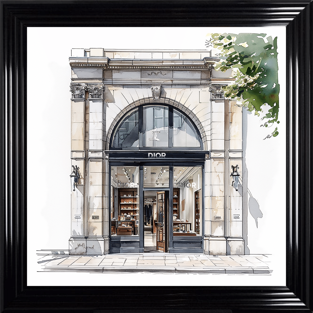 Untitled - 2024-03-16T085457.824 White Dior Wall Art