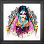 Bollywood 2 Framed Picture by Patrice Murciano