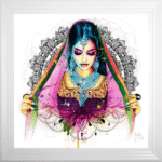 Bollywood 2 Framed Picture by Patrice Murciano