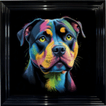 Staffordshire Bull Terrier - Framed Wall Art