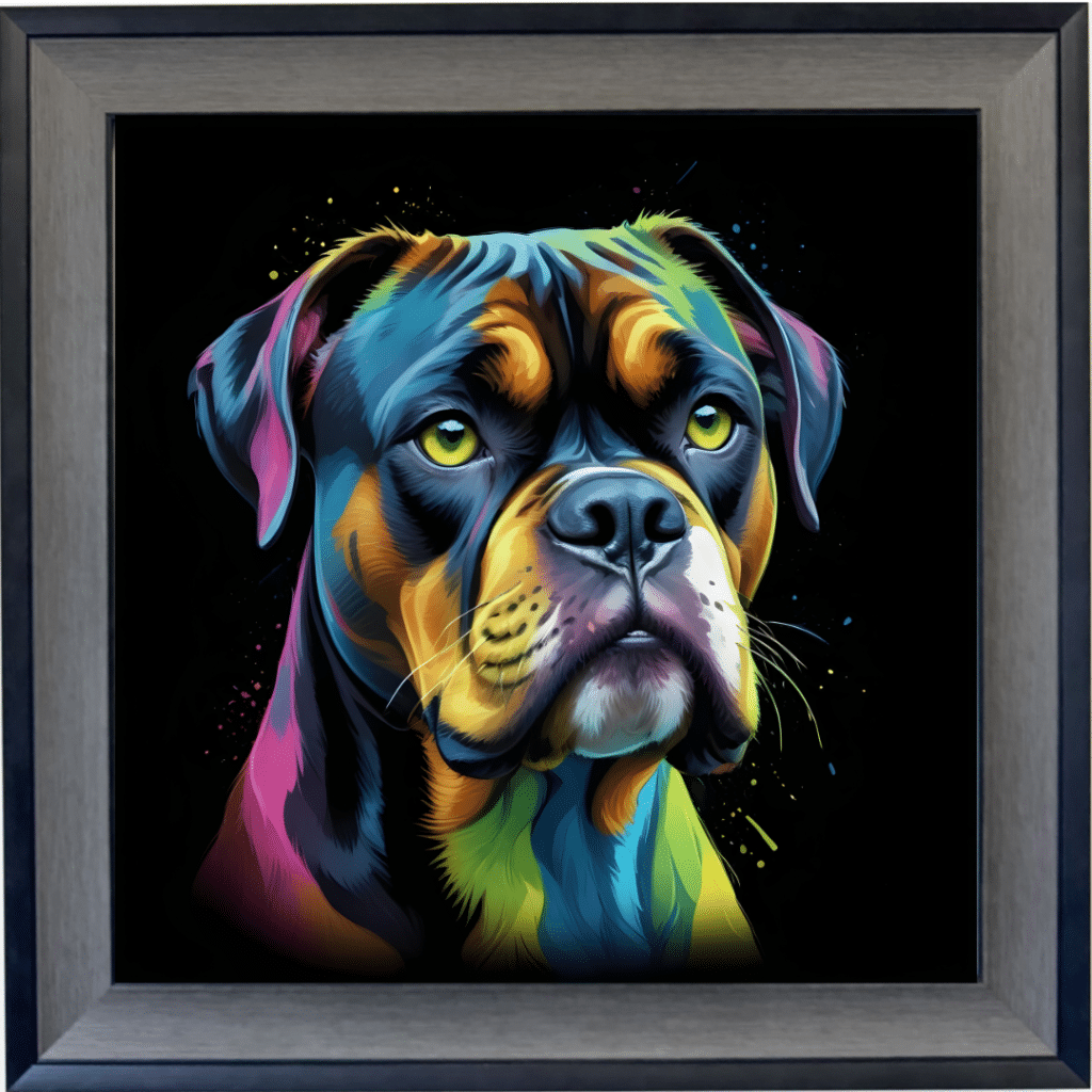 Boxer Dog - Framed Wall Art