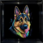 German Shepherd - Framed Wall Art - Image 4