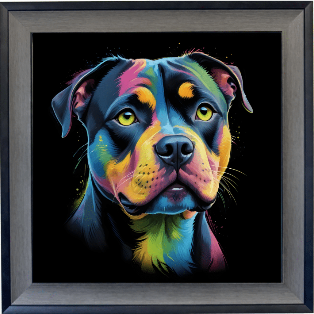 Staffordshire Bull Terrier - Framed Wall Art