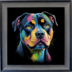 Staffordshire Bull Terrier - Framed Wall Art