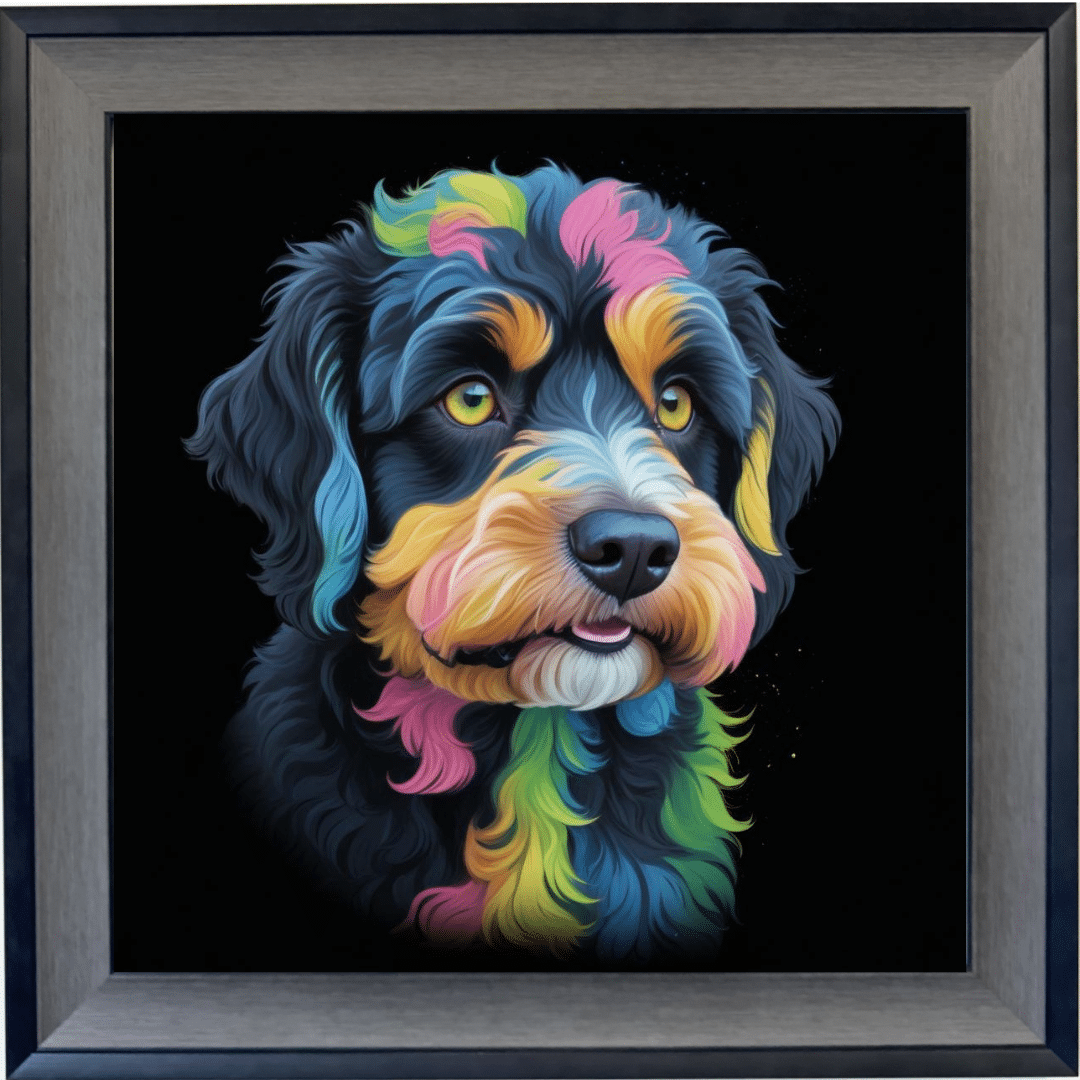 Untitled - 2024-07-26T153529.561 Cockapoo - Framed Wall Art