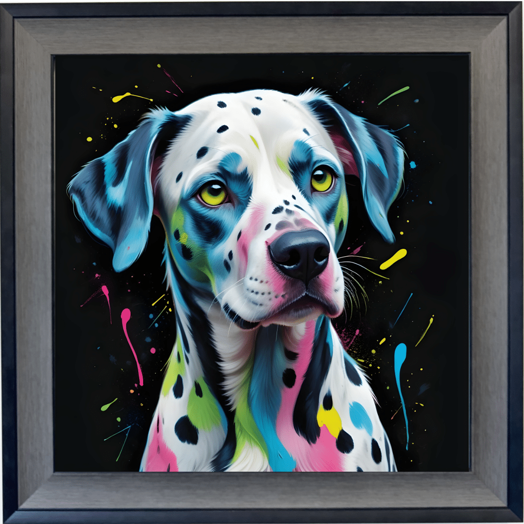 Untitled - 2024-07-26T153535.802 Dalmatian - Framed Wall Art