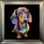 Dachshund - Framed Wall Art