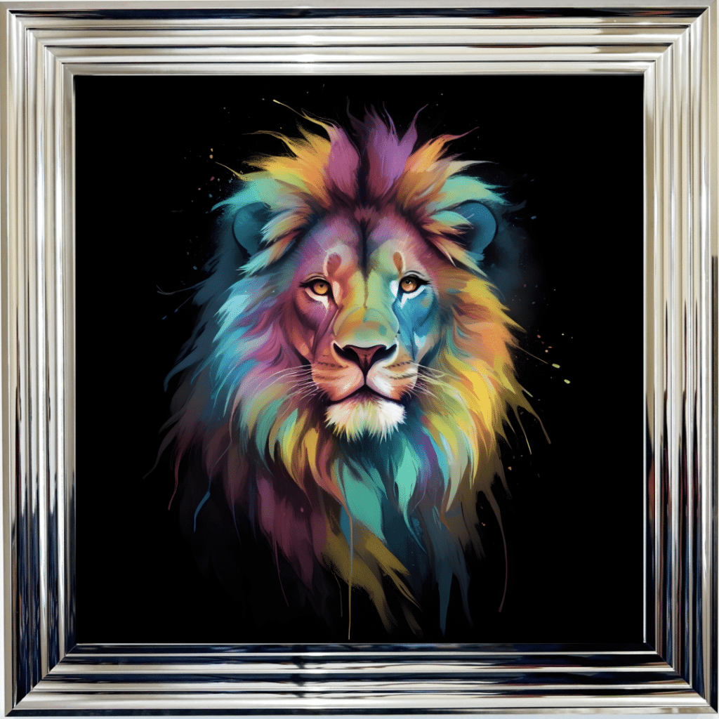 Lion - Colour Pop Wall Art