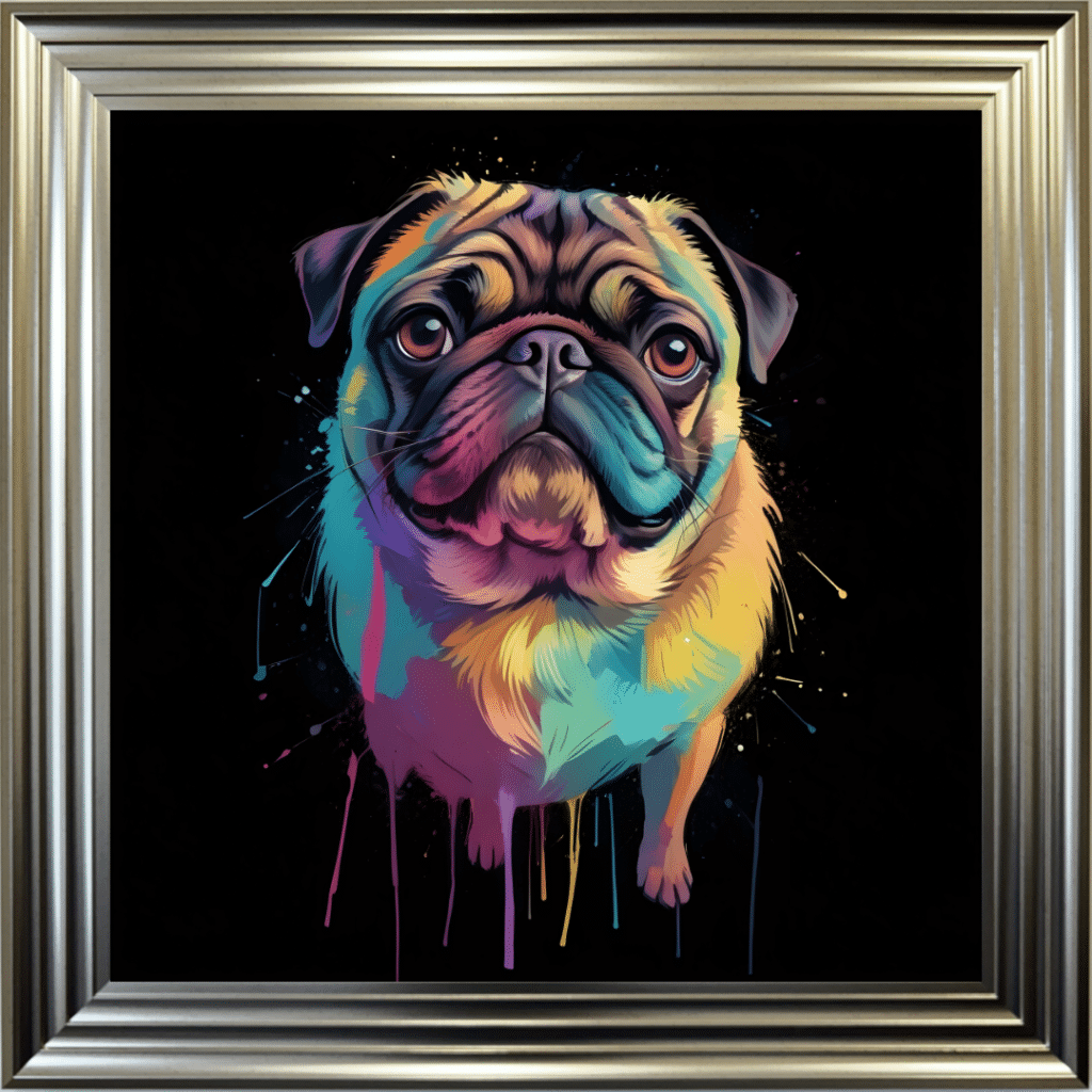 Pug - Framed Wall Art
