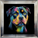 Staffordshire Bull Terrier - Framed Wall Art