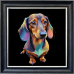 Dachshund - Framed Wall Art