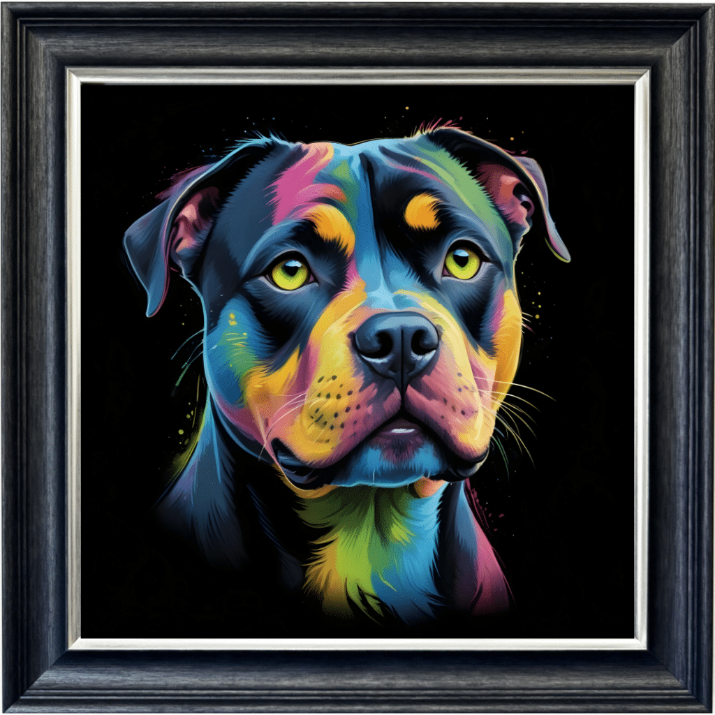 Staffordshire Bull Terrier - Framed Wall Art
