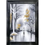Peaceful Street - Framed Wall Art