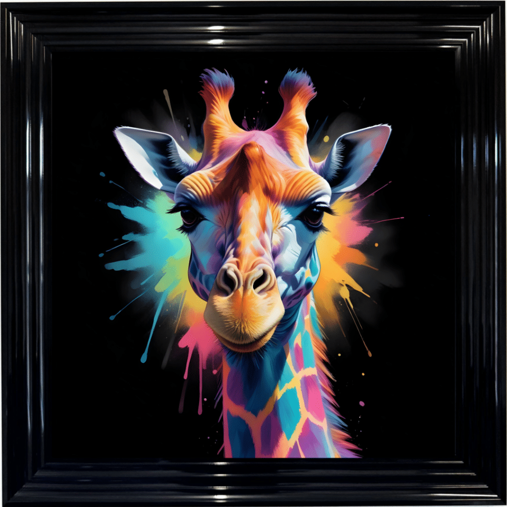 Giraffe - Colour Pop Wall Art