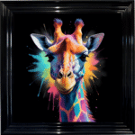 Giraffe - Colour Pop Wall Art