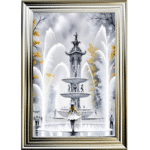 City Fountain - Framed Wall Art