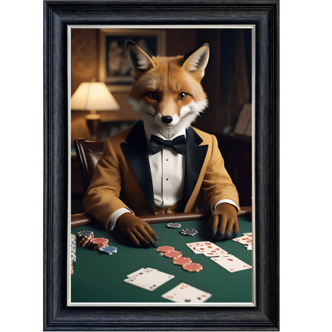 Untitled - 2024-07-27T171002.684 Casino Fox - Framed Animal Wall Art