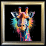 Giraffe - Colour Pop Wall Art