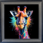 Giraffe - Colour Pop Wall Art