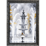 City Fountain - Framed Wall Art