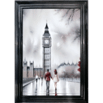Down Town Time - Framed Wall Art