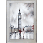 Down Town Time - Framed Wall Art