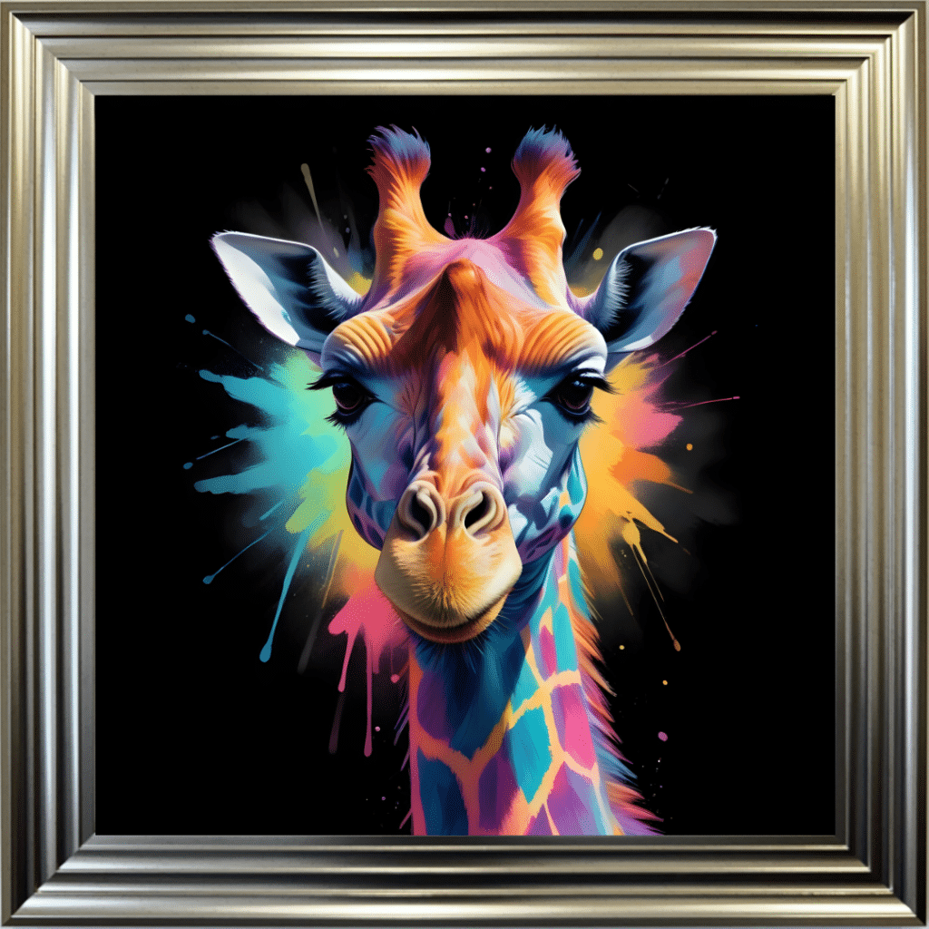 Giraffe - Colour Pop Wall Art