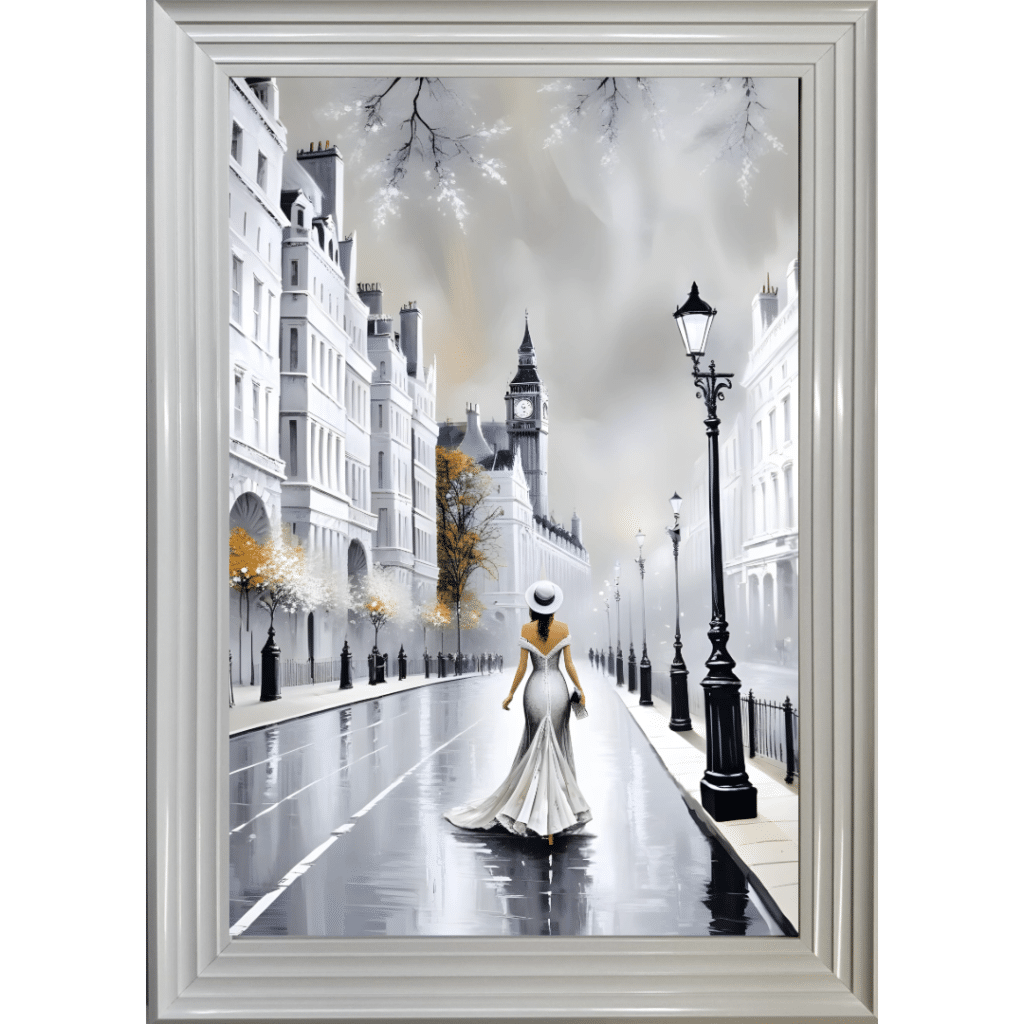 Fashionably Late - Framed Wall Art